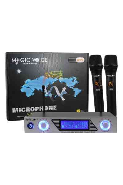 Magicvoice MV-1312EE Uhf 2 El Kablosuz Telsiz Mikrofon - Görsel 4