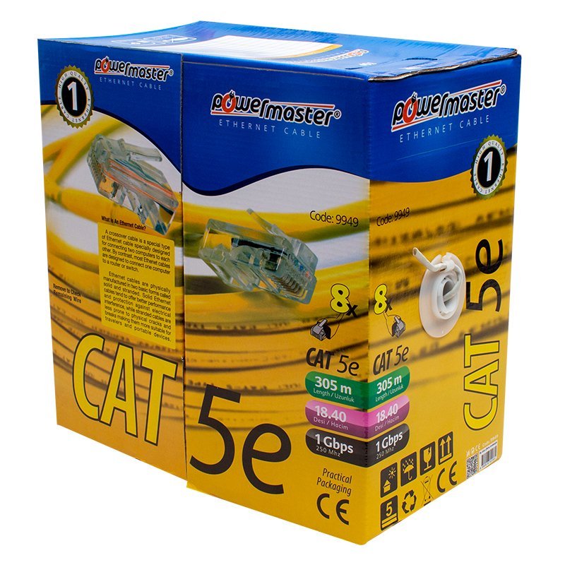 Cat5 305 Metre Ethernet Network Kablosu