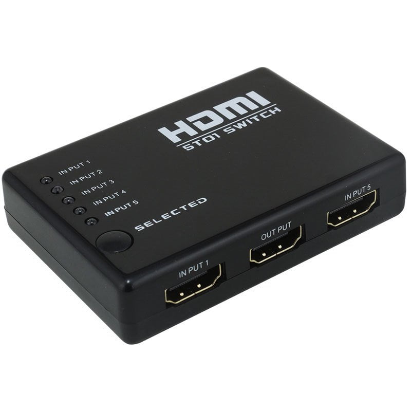 Powermaster 5 Giriş 1 Çıkış HDMI Switch