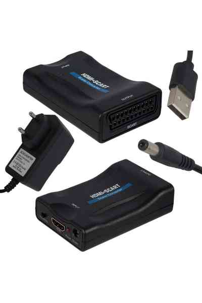 Powermaster HDMI to Scart Çevirici Adaptör - Görsel 3