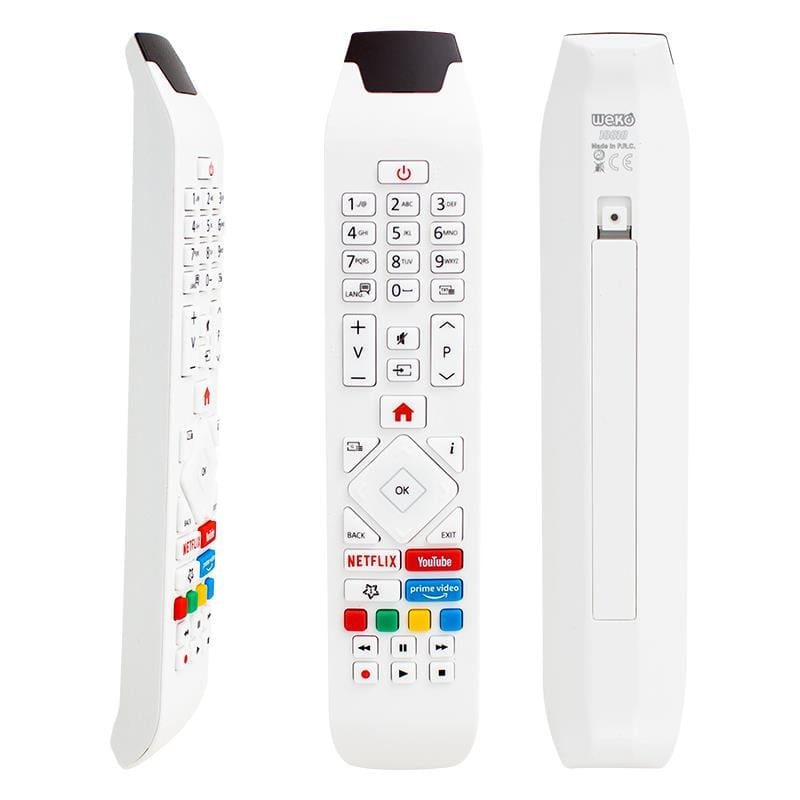 Vestel RCA343140P Youtube-Netflix-Prime Video Tuşlu Lcd-Led Tv Kumanda Beyaz