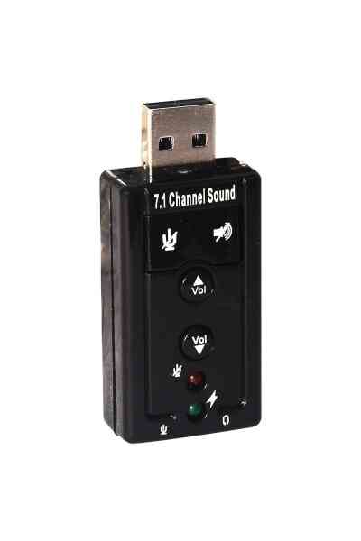 Powermaster 7.1 Ch USB 2.0 Ses Kartı PM-18063 - Görsel 2