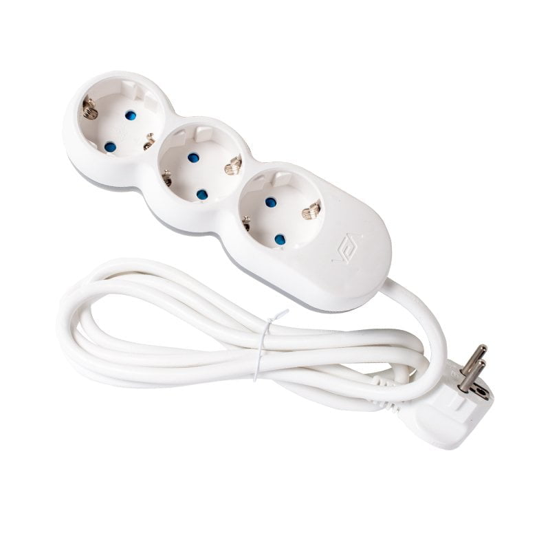 Vea VE2S3N 3'lü Çoklu Priz 2 Metre