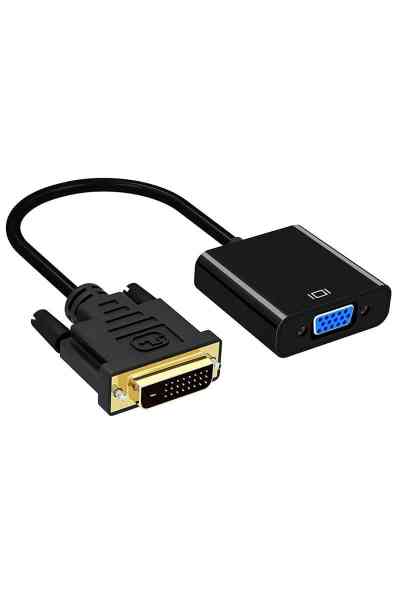 DVI-D To VGA 24+1 Çevirici Adaptör Kablo