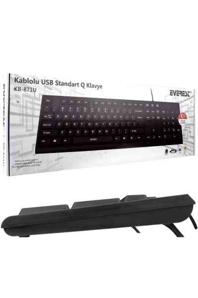 Everest KB-871U USB Q Klavye - Görsel 3