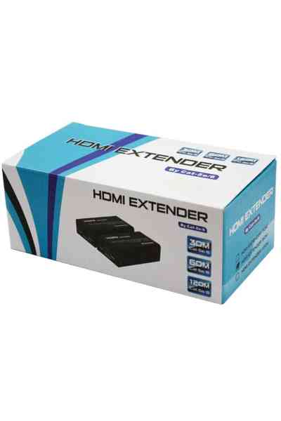 Powermaster HDMI To Cat5-Cat6 Extender 60 Metre Uzatıcı PM-18232 - Görsel 3