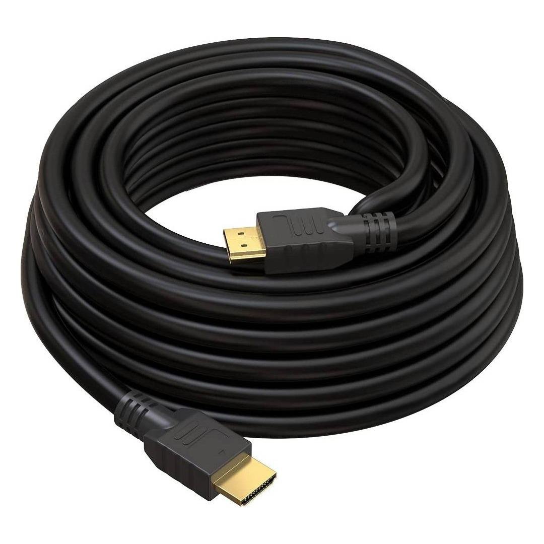 Powermaster Plastik Düz HDMI Kablo 30 Metre