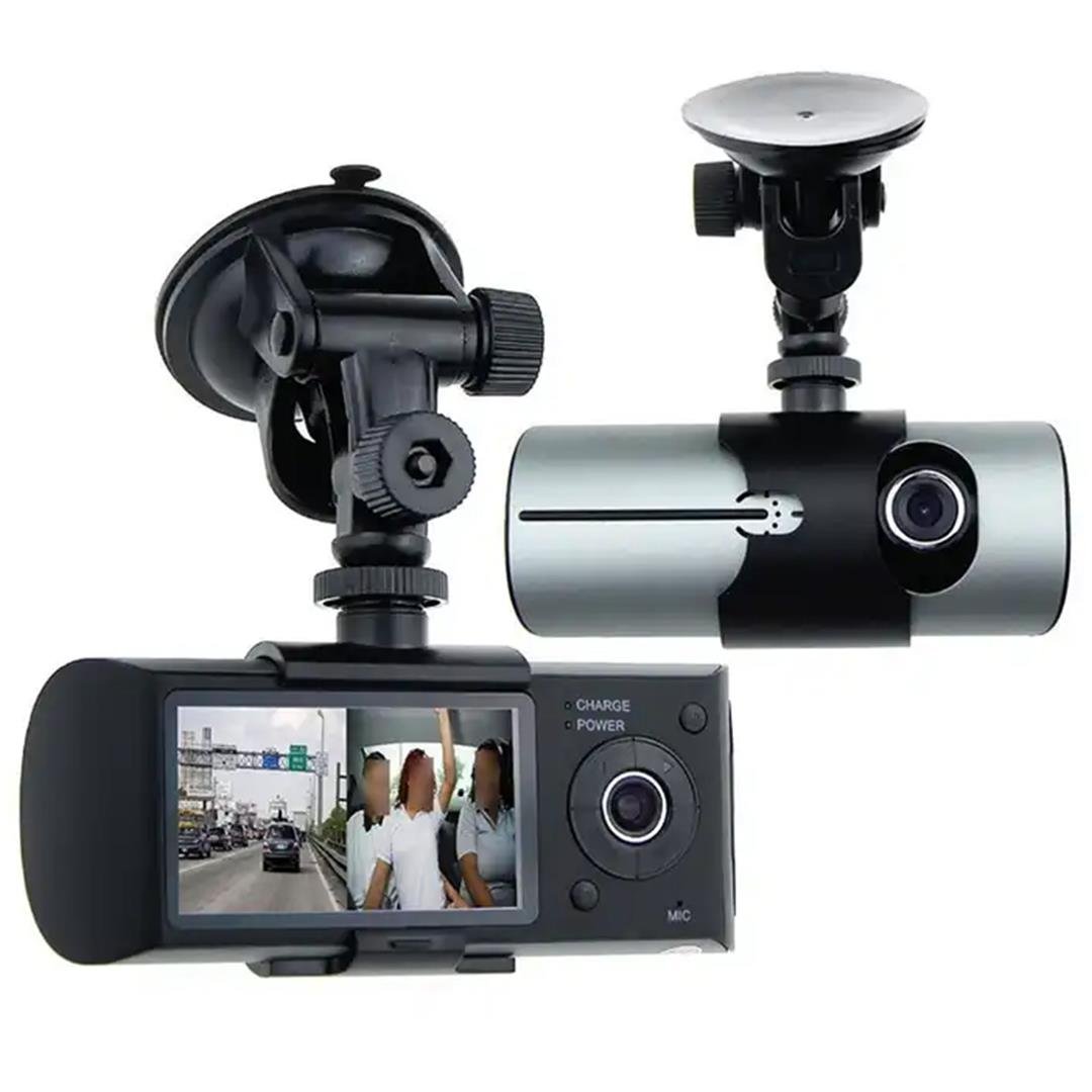 PowerMaster R300 GPS Destekli Çift Kameralı Araç İçi DashCam DVR Kamera Seti