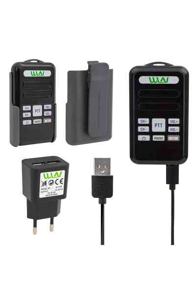 Wln KD-C80 3-5 Km 16 Kanal Radyolu Deprem Çantası İçin Mini Telsiz - Görsel 2