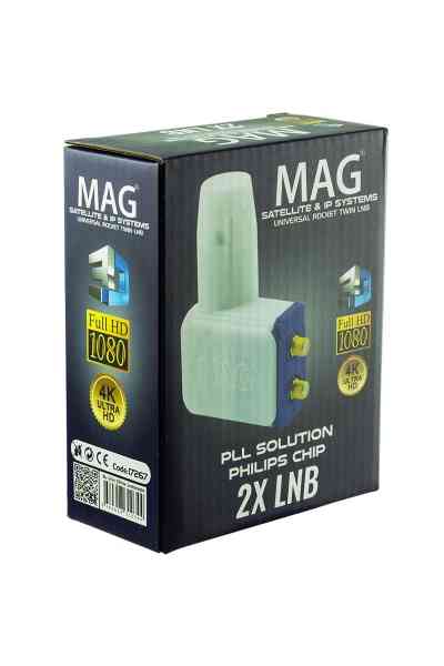 Mag 17267 Slim Roket HD Çiftli Lnb - Görsel 2