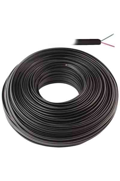 Telefon Kablo 2'li Siyah Flat Köken 100 Metre