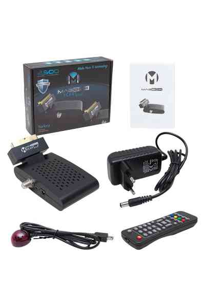 Magbox Scart Plus TKGS'li Scart Girişli Mini SD Uydu Alıcısı - Görsel 3