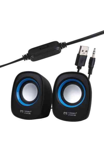 Magicvoice D-05A Mini 5 Watt Aux 2.0 Multimedia 1+1 USB Speaker - Hoparlör - Görsel 2