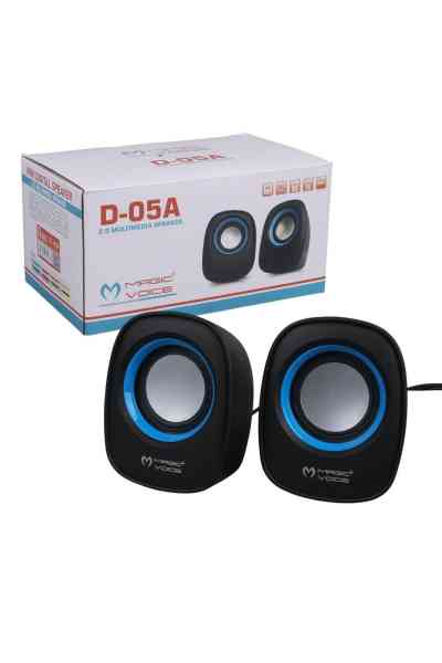 Magicvoice D-05A Mini 5 Watt Aux 2.0 Multimedia 1+1 USB Speaker - Hoparlör - Görsel 4