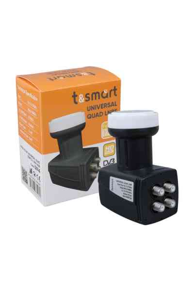 T&Smart 0.1dB Ultra HD 4K Universal Dört Çıkışlı Lnb - Görsel 4