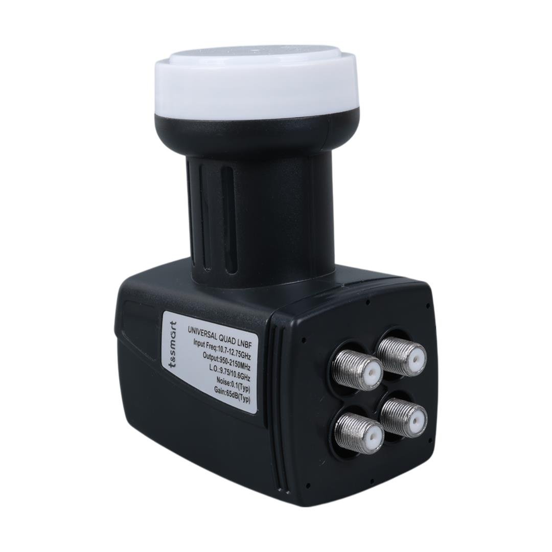 T&Smart 0.1dB Ultra HD 4K Universal Dört Çıkışlı Lnb