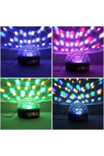 Premio PR-2839 Usb-Mp3-Blueooth Destekli Kumandalı Hoparlörlü Yarım Dünya Sihirli Led Disko Topu - Görsel 2