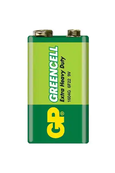 GP 1604GLF Greencell 9 Volt Pil (Tekli) - Görsel 2