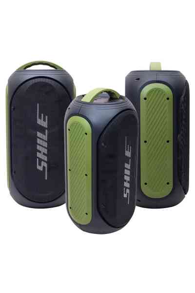 Shile SL-2019A El Mikrofonlu-Kumandalı USB/SD/BT Işıklı Taşınabilir Şarjlı Seyyar Anfi - Görsel 3