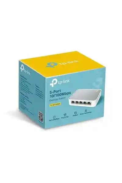 TP-Link TL-SF1005D 5-Portlu 10/100Mbps Masaüstü Switch - Görsel 3