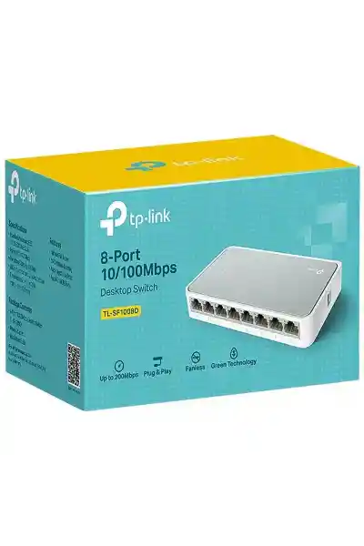 TP-Link TL-SF1008D 8-Portlu 10/100Mbps Masaüstü Switch - Görsel 5