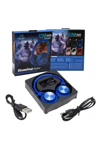 Powermaster GM-025 Gaming Oyuncu Mikrofonlu Kablosuz Kulaklık - Görsel 3