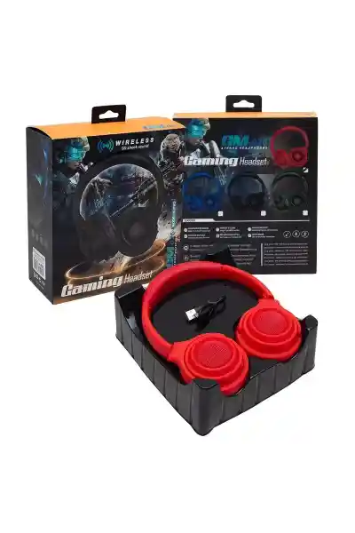 Powermaster GM-026 Gaming Oyuncu Mikrofonlu Kablosuz Kulaklık - Görsel 3