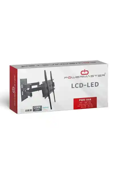 Powermaster PWR-H44 39''-55'' Çift Kollu Kilitli Hareketli Duvar Askı Aparatı - Görsel 2