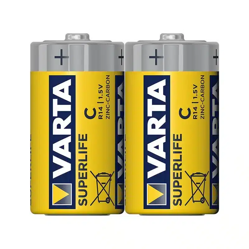 Varta Superlife Çinko Orta C Boy Pil (24'lü Paket)
