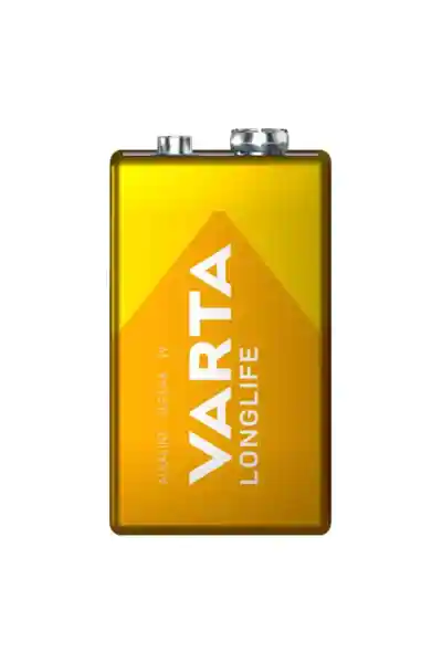 Varta Longlife Power Alkalin 9 Volt Pil Tekli - Görsel 2
