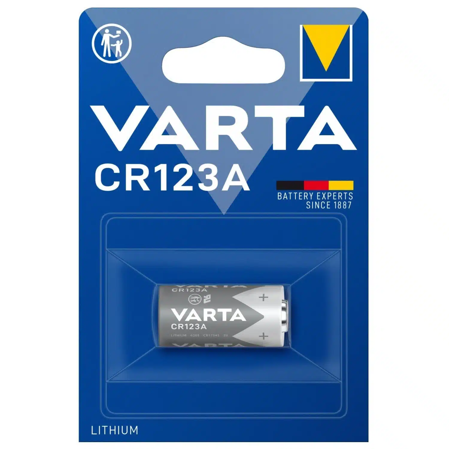 Varta CR 123A 3 Volt Lityum Pil Tekli