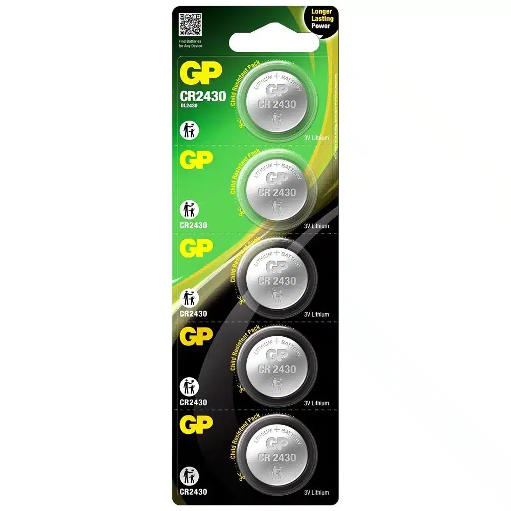 GP CR2430 3 Volt Lityum Pil (5'li Paket)