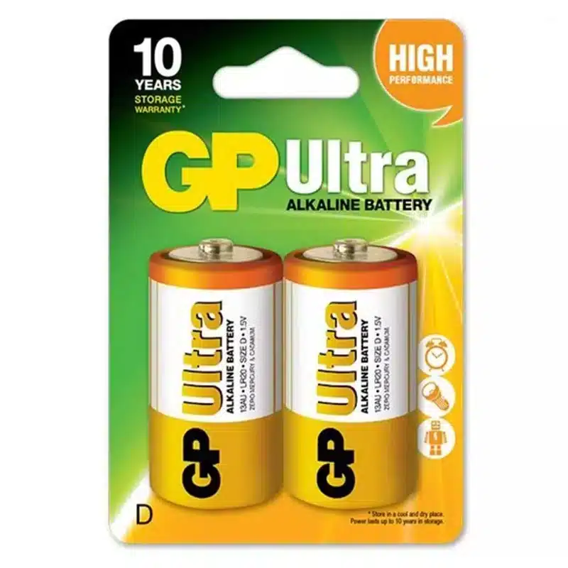 6280 GP 13Au-2U2 Ultra Alkalin (D) Kalın 2'li - Görsel 1
