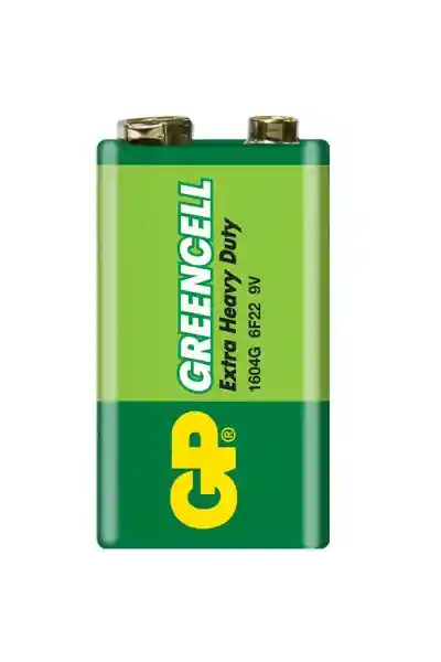 GP 1604G-B Greencell 9 Volt Pil 10'lu Paket - Görsel 2