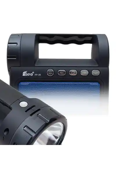 Magicvoice FP-26 USB-SD-FM-Bluetooth Destekli Fenerli Taşınabilir Hoparlör - Görsel 4