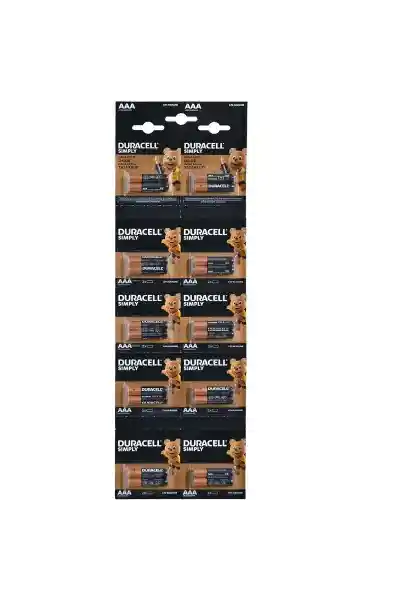 Duracell Alkalin 1.5 Volt AAA 20’li İnce Kalem Pil LR03/MN2400