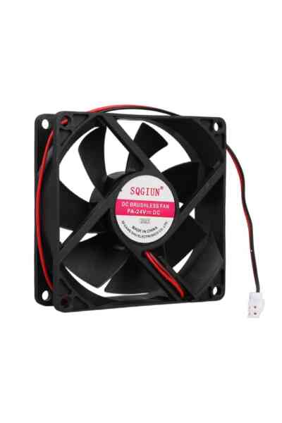 8x8 24 Volt Bilgisayar Fanı (80x80x25 Mm) - Görsel 2