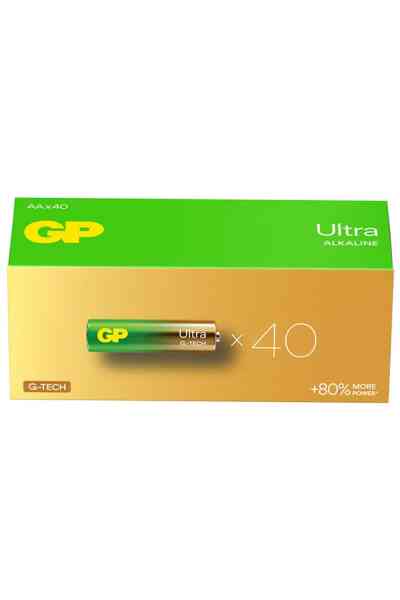 GP 15AU R6 Ultra Alkalin Kalem AA 40‘lı Paket - Görsel 3