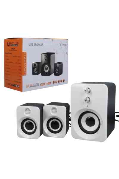 Magicvoice F10 4 Ohm 2+1 Usb Hoparlör - Görsel 2