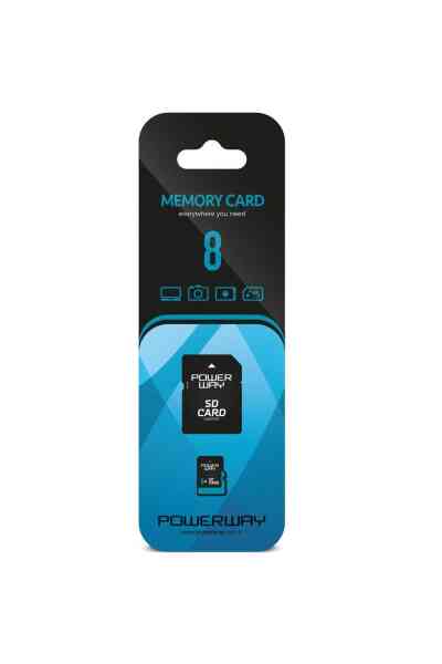 Powerway 8 GB Micro SD Hafıza Kartı PWR-8 - Görsel 3