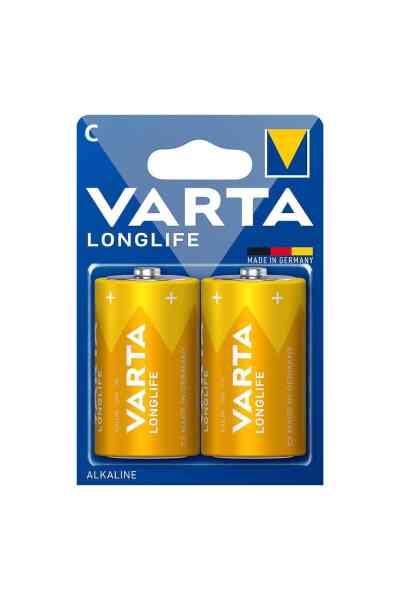 Varta Longlife Power Alkalin Orta Boy C Pil (2'li Paket) - Görsel 2