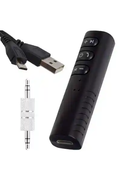 Powermaster BT-801 Oto Araç Bluetooth Aux Müzik Alıcı Çevirici Kiti