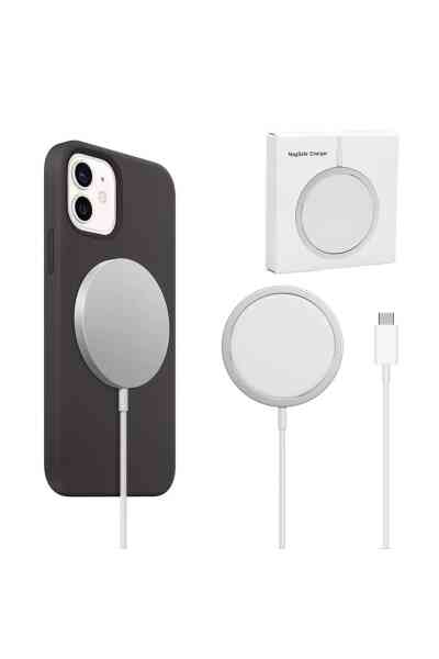 Powermaster MagSafe Magnet Wireless Şarj Cihazı 5V/3A USB Type-C
