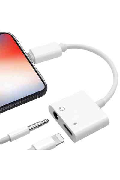 Powermaster IP 7-8-Plus-X Serisi Lightning Kulaklık-Şarj Çevirici Adaptör - Görsel 2