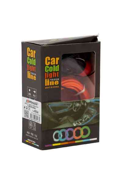 Powermaster 5 Metre Oranj Araç İçi Neon İp Aydınlatma - Görsel 2