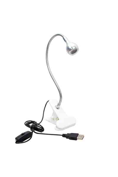 Powermaster Cob Led 5 Volt Usb Beyaz Masa Lambası