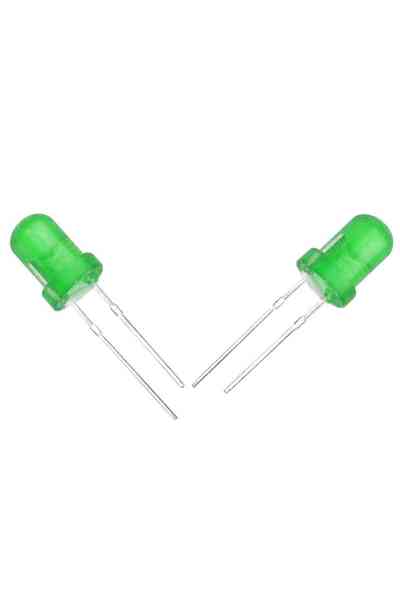 Halmet Led 5 Mm Yeşil 1000 Adet