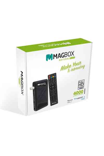 Magbox Natural Plus TKGS'li Youtube -USB Mini Full HD Uydu Alıcısı - Görsel 3