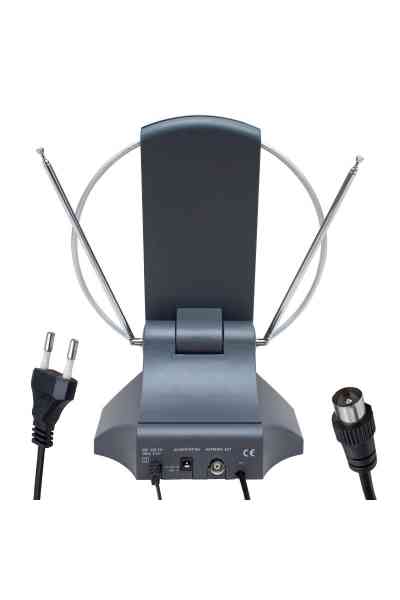 Powermaster Uhf-Vhf Renkli Elektrikli Tv & Fm Üstü Anten DT-101 - Görsel 2