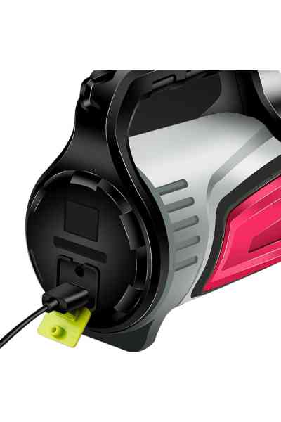 Powermaster Şarjlı Ledli Uzun Menzilli Kamp Tipi Işıldak Fener JS-881A - Görsel 2